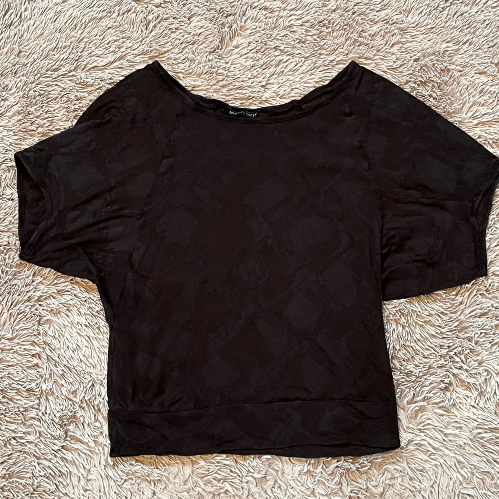 American Dream black loose tee